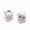 Tibetan Style Alloy Heart Charms TIBEP-LFH260Y-LF-1