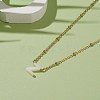 (Jewelry Parties Factory Sale)Natural Shell Initial Pendant Necklaces NJEW-JN03298-06-4