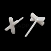 Hypoallergenic Bioceramics Zirconia Ceramic Stud Earrings EJEW-F340-04X-2