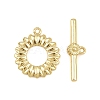 Brass Toggle Clasps KK-G548-34C-G-2