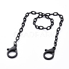 Personalized ABS Plastic Cable Chain Necklaces NJEW-JN03310-02-1