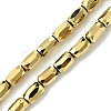 Electroplate Glass Beads Strands GLAA-Q101-02A-FP01-1