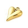 201 Stainless Steel Pendants STAS-G338-07G-1-2