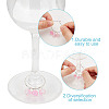 48Pcs 24 Colors Brass Wine Glass Charms AJEW-GO00002-3