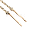 Alloy Rhinestone Hair Chain LS-OHAR-M044-01G-3