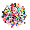 280Pcs 14 Colors Opaque Acrylic Beads MACR-SC0001-99-5