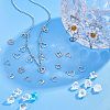 150Pcs 5 Style 304 Stainless Steel Open Pendants STAS-UN0030-54-3