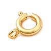 Brass Spring Ring Clasps KK-D407-20G-B-2
