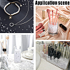 4 Sets Acrylic Rhinestone Pointed Back Cabochons GACR-SP0001-02A-5