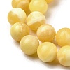 Natural Yellow Jade Beadd Strands G-A274-A01-10mm-01-4