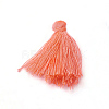 Polycotton(Polyester Cotton) Tassel Pendant Decorations X-FIND-G011-M-2
