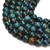 Natural Chrysocolla Beads Strands G-G475-A03-8mm-4