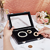Rectangle Jewelry PU Leather Loose Diamond Storage Box CON-WH0094-45B-3