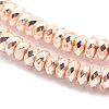Electroplate Non-magnetic Synthetic Hematite Beads Strands G-L485-06A-LRG-3