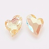 K9 Glass Rhinestone Pendants GLAA-F083-01A-04-2