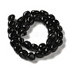 Natural Black Onyx(Dyed & Heated) Beads Strands G-NH0017-B06-02-3