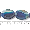 Natural Blue Agate Beads Strands G-P570-B01-01-4