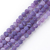 Natural Fire Crackle Agate Bead Strands G-S216-6mm-04-1