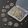 24Pcs 12 Colors 303 Stainless Steel Rhinestone Charms STAS-LS0001-30-5