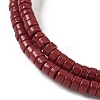 Dyed Natural Magnesite Beads Strands G-M448-F01-01-4
