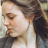 10Pcs Brass Huggie Hoop Earring Findings KK-BC0008-83-5