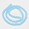 Glass Beads Strands EGLA-A034-J8mm-D04-2