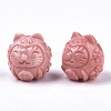 Carved Synthetic Coral Beads CORA-R020-01-3