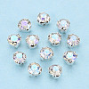 Sew on Rhinestone Montee Beads KK-T071-01G-01-1