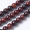 Imitation Burmese Wood Beads Strands WOOD-J001-03-6mm-1-1
