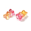Two Tone Transparent Acrylic Cabochons HJEW-TAC0007-01C-2
