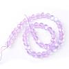 Synthetic Moonstone Beads Strands G-R375-6mm-A02-2