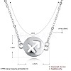 Fashion Brass Constellation/Zodiac Sign Pendant Necklaces NJEW-BB20151-6