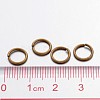 Brass Open Jump Rings JRC8MM-AB-3