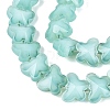Opaque Glass Beads Strands GLAA-N073-01C-3