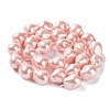 Electroplated Shell Pearl Beads Strands BSHE-G035-01B-03-2