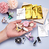 Beadthoven 6 Sets 2 Style Zinc Alloy with Rhinestones Car Perfume Decoration Set DIY-BT0001-24-11