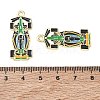 Alloy Enamel Pendants AL-CBA4666-03A-02-3