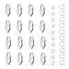 16Pcs 304 Stainless Steel Lobster Claw Clasps DIY-UN0004-95-1