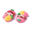 Opaque Resin Cabochons CRES-P023-06K-3