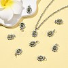 SHEGRACE Brass Micro Pave Cubic Zirconia Pendants XGRQ2O929-446D-P-5