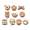 Opaque Resin Imitation Chocolate Cabochons RE-CBADCDD-01-1