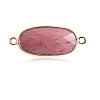 Natural Rhodonite Connector Charms PW-WG61219-15-1
