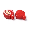 Christmas Decorations Theme Opaque Acrylic Bead with Enamel X-OACR-Z021-01D-2