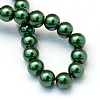 Baking Paint Glass Pearl Round Bead Strands HY-Q003-10mm-75-4