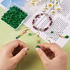 DIY Round Cat Eye Beads Bracelet Making Kit DIY-SZ0006-56D-3