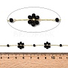 Brass Flower Link Chains CHC-H114-08G-03-3