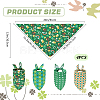 4Pcs 4 Styles Triangle Polyester Pet Handkerchi AJEW-CP0006-08B-05-2