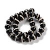 Natural Tibetan Striped Pattern dZi Agate Beads Strands G-B084-A04-01-3