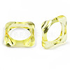 Transparent Acrylic Finger Rings RJEW-T010-03H-4