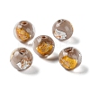 Handmade Gold & Silver Foil Lampwork Beads GLAA-G107-07A-07-2